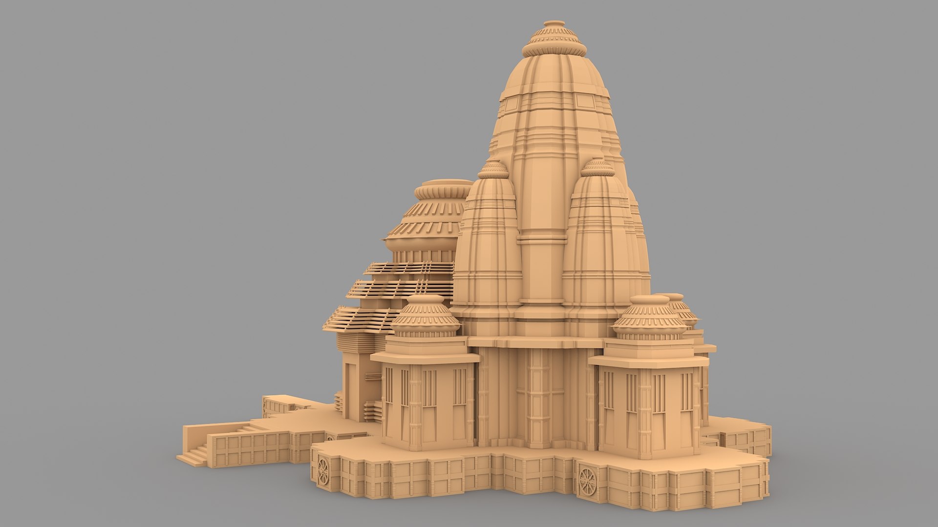 3D Konark Sun Temple Model - TurboSquid 1938974