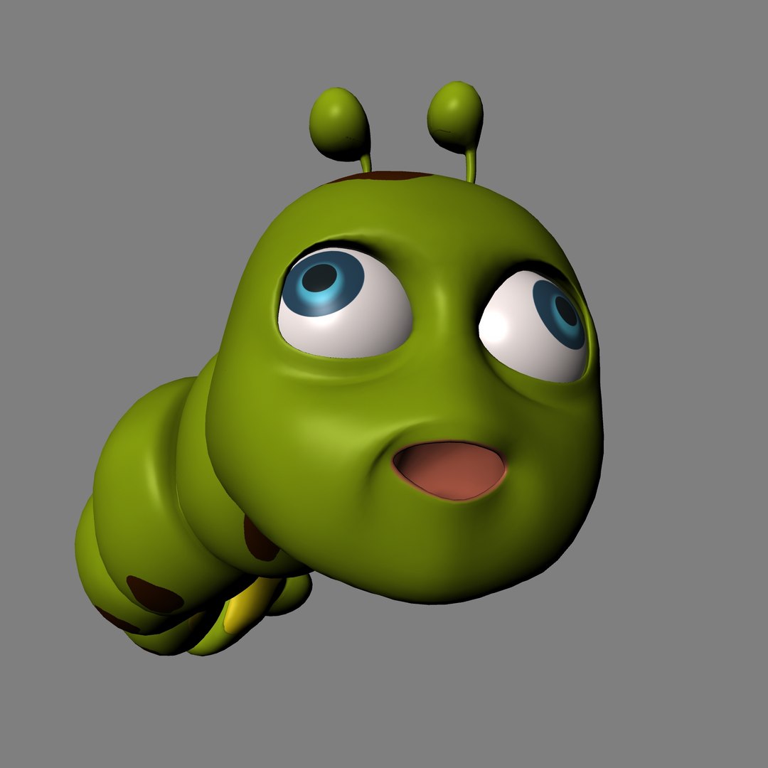 3D Worm Rigged - TurboSquid 1657008