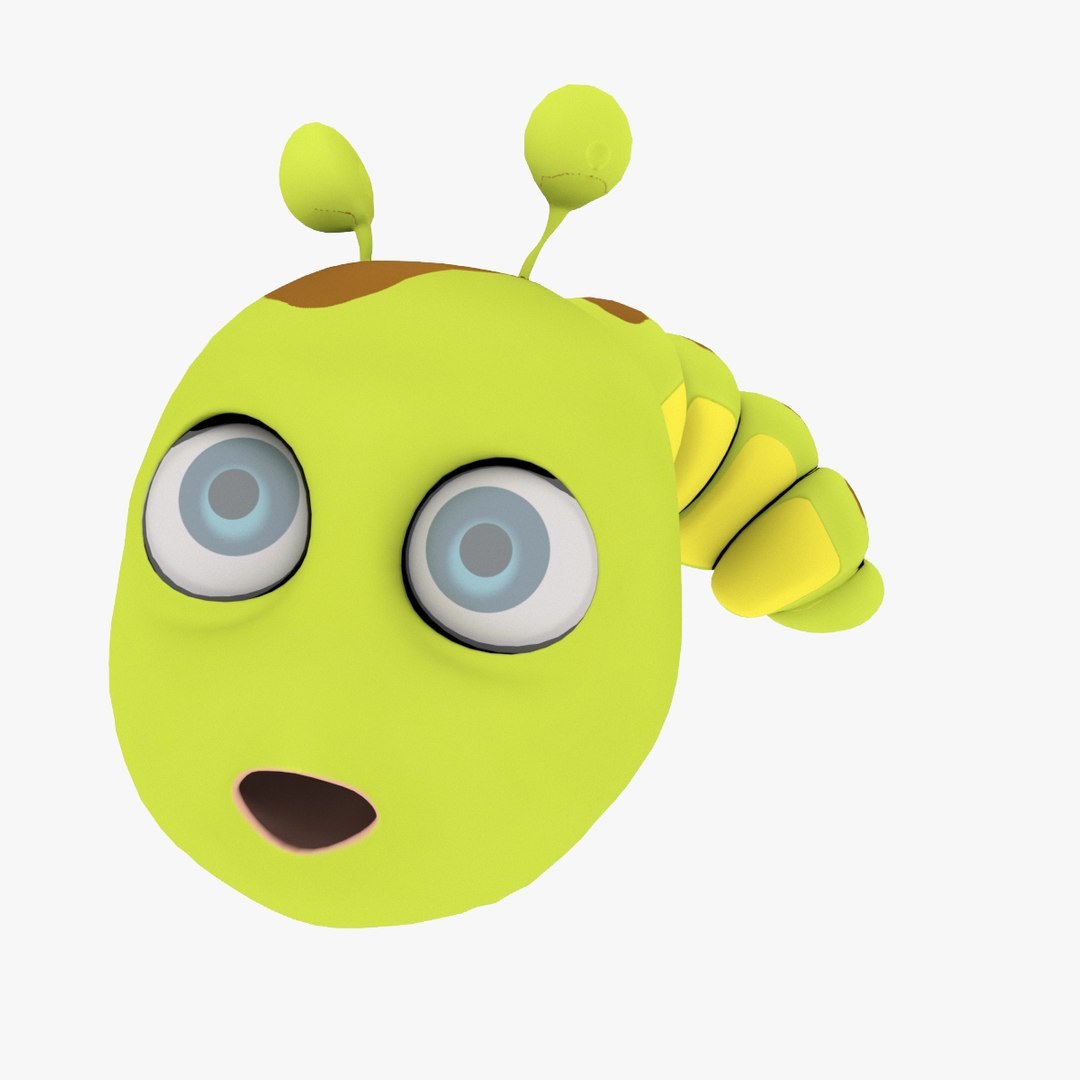 3D Worm Rigged - TurboSquid 1657008