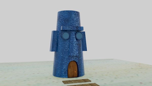 3D Squidward House - TurboSquid 1981187