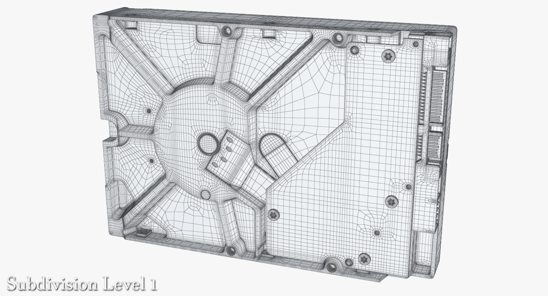 3d Model Hard Drive Storage Hdd
