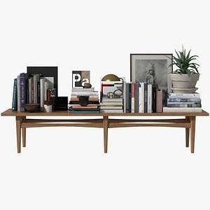 Books and Decorative Set