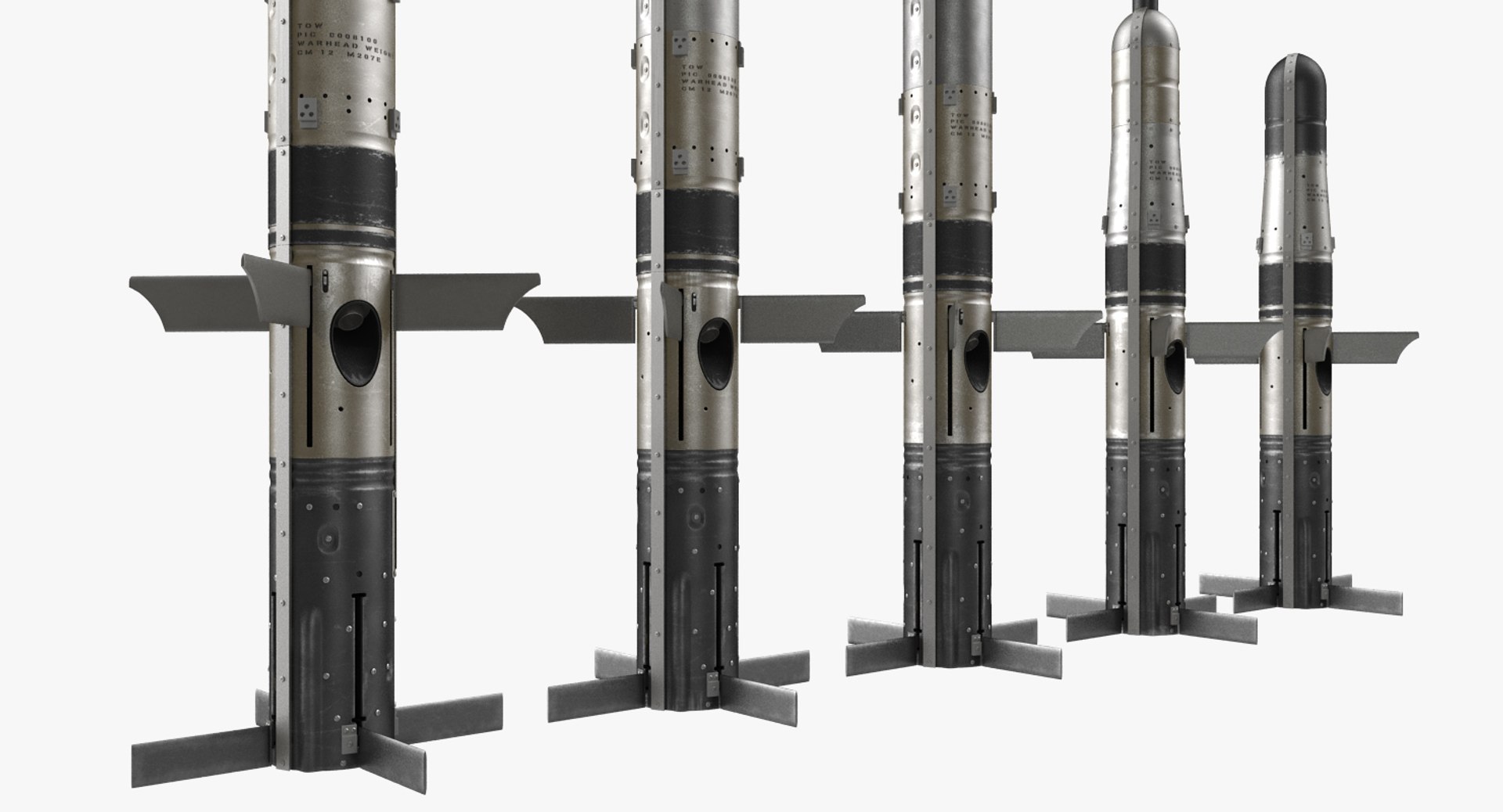 3D tow missiles https://p.turbosquid.com/ts-thumb/tx/LHM7bY/Djfp6RDP/towmissilescollection3dsmodels02/jpg/1500470942/1920x1080/fit_q87/c890a618746e028f3bf49cf5c8b00c87524cf7bb/towmissilescollection3dsmodels02.jpg