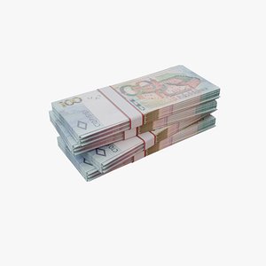 100 Belarusian Ruble BYN 3D model