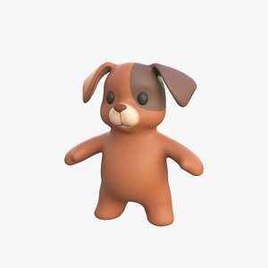 Little animal baby - Dog cute - Animated 3D model
