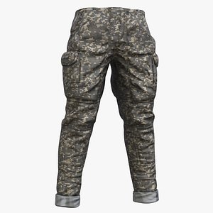 Tactical Combat Pants Digital Camouflage Used model