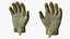 3D Armor Gloves Khaki Fur