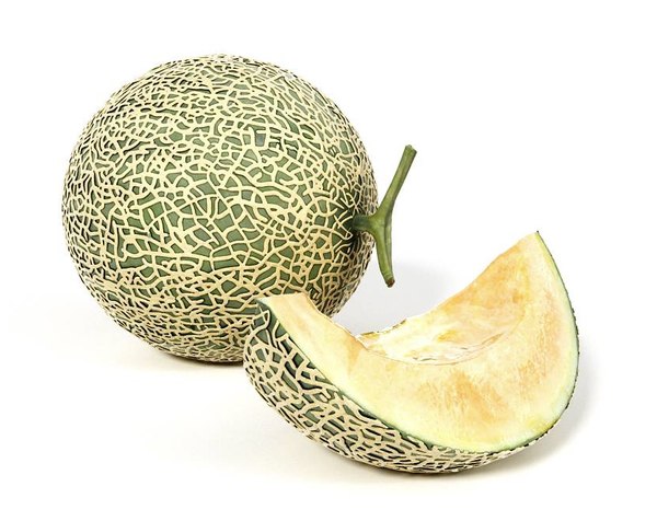 マスクメロンカンタロープメロンマグル果物と野菜3dモデル Turbosquid