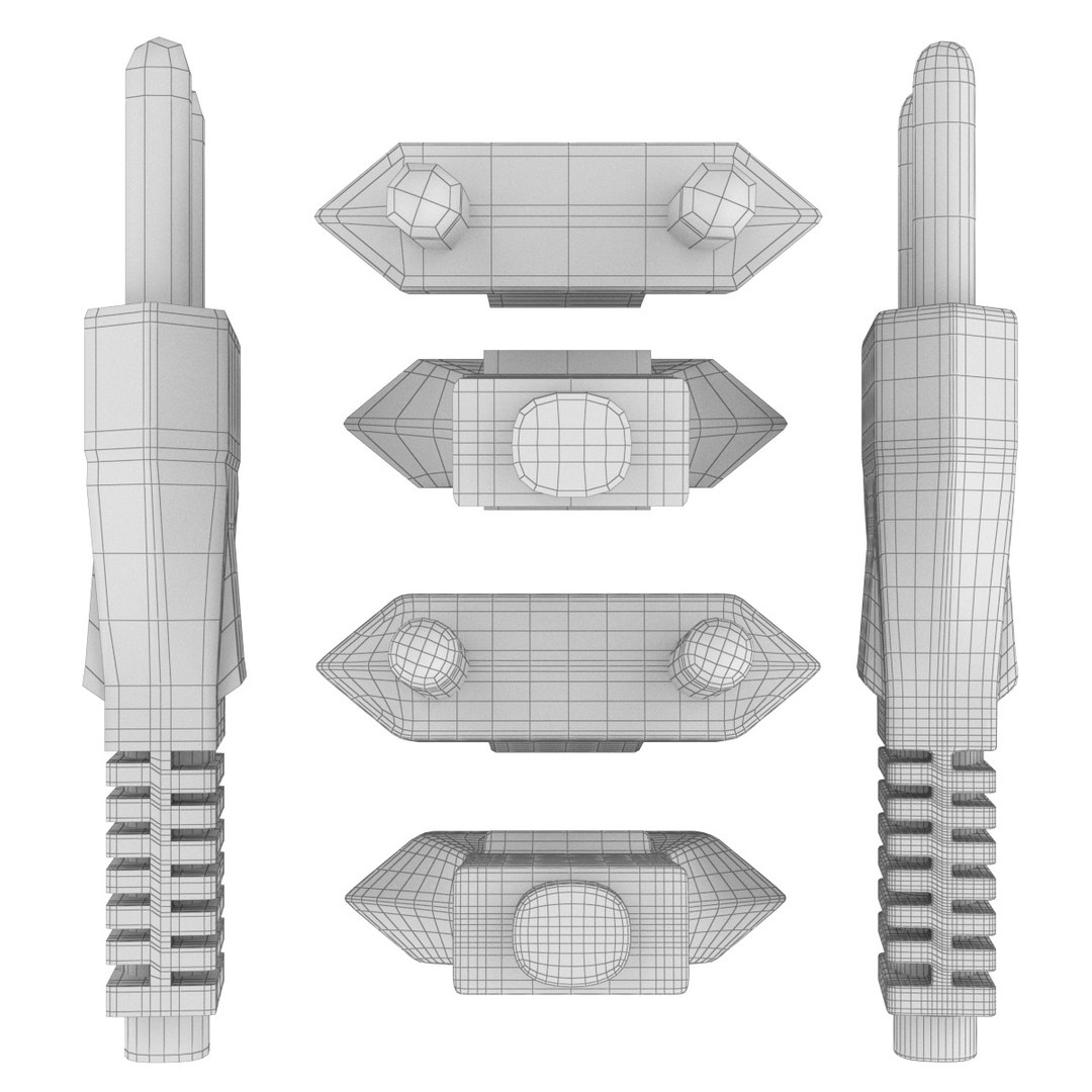 Power plug 3D - TurboSquid 1342385