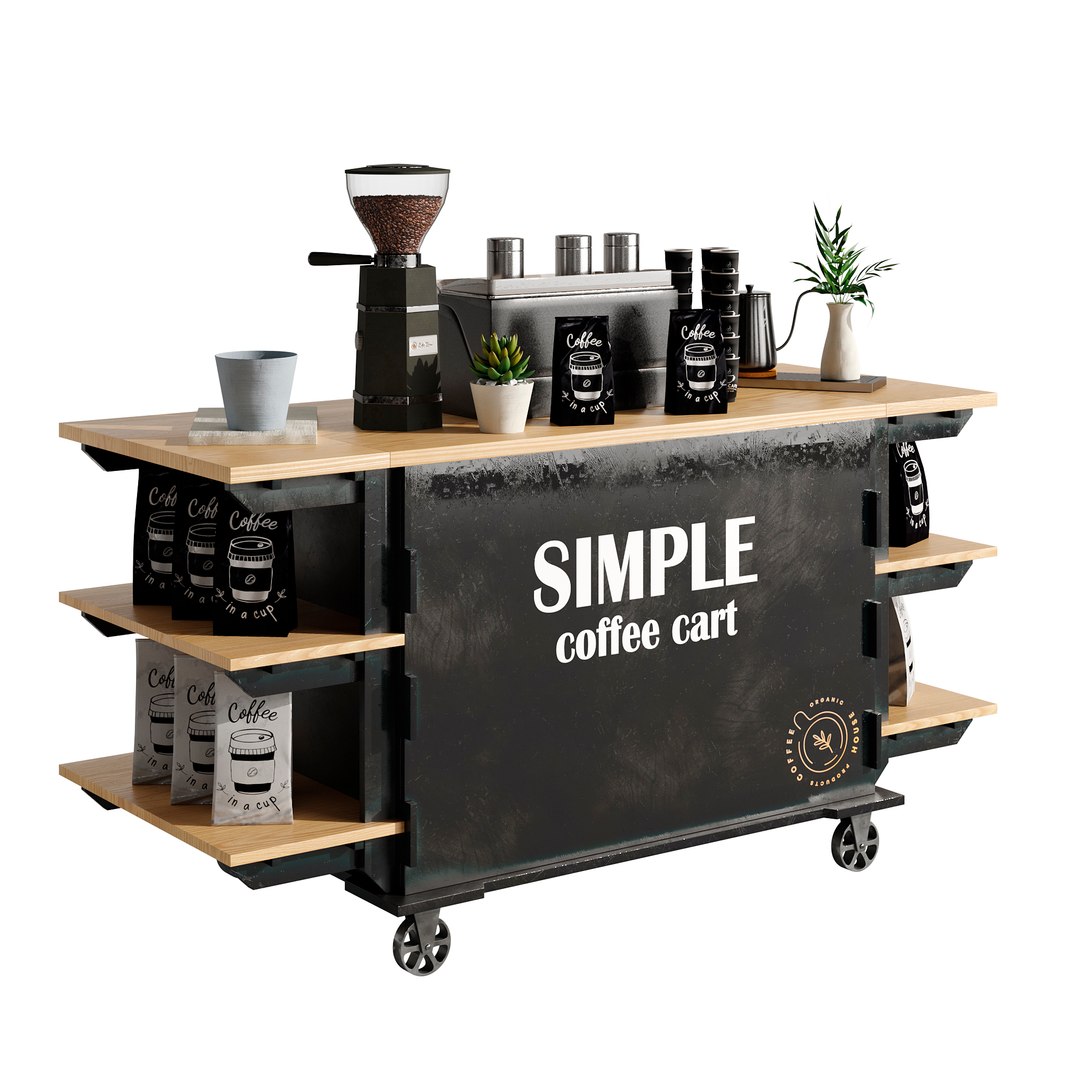 3D Espresso cart set 2 https://p.turbosquid.com/ts-thumb/tx/gf4uZU/p0/01__interactivelightmix_view17copy/jpg/1663611415/1920x1080/fit_q87/b2e0d80b7c8a3b195b75fad1b3c23d4d59555309/01__interactivelightmix_view17copy.jpg