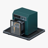 Compact Peristaltic Dosing Station with Two Rollers and Hollow Tube