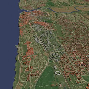 3D Rabat Morocco - city and urban model