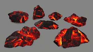 lava rock set