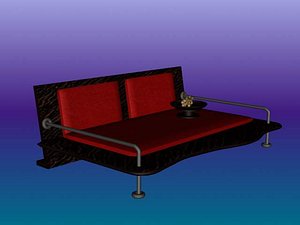 3d model daybed sofa