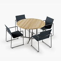 Whirl Table Asta Chair Set