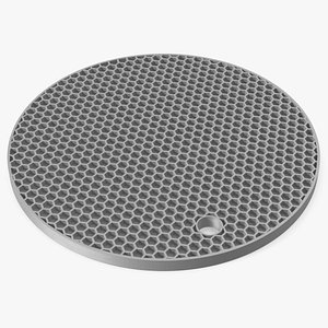 Non-Slip Silicone Hot Mat Gray Finish