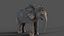 Fur Baby Elephant NO Rigged in Blender
