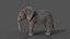 Fur Baby Elephant NO Rigged in Blender