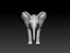 Fur Baby Elephant NO Rigged in Blender