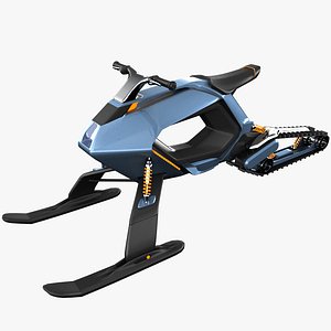 snowmobile snow mobile 3D model