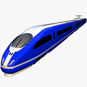 speed train 3d model