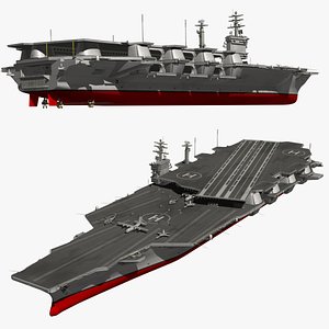 aircraft carrier warship model
