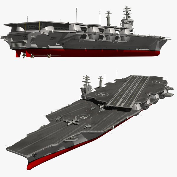 Aircraft carrier warship model - TurboSquid 1596563