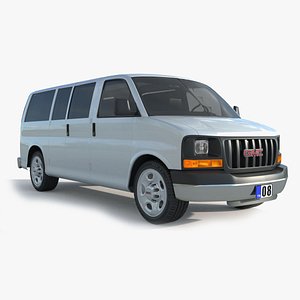 GMC Savana 3500 Passenger Van 3D