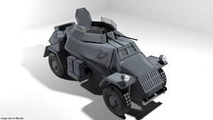 armoured panzerspahwagen model