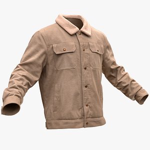 3D Jacket 44 - All MH Bodies  UE5 Skeletons - Rigged model