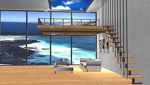 3D Modern Living Room