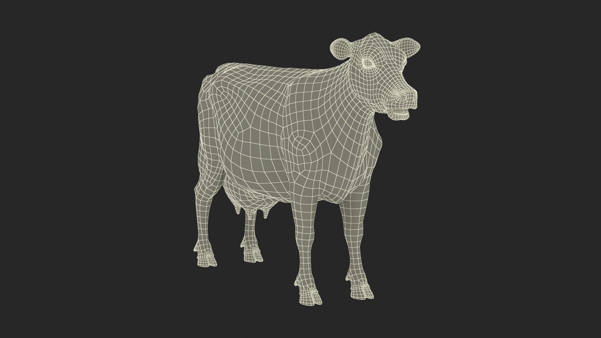 Jersey Dairy Cow Fur Rigged 3D - TurboSquid 2310063