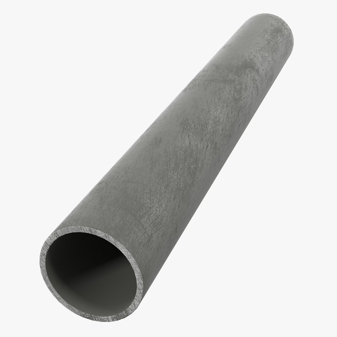 Iron Pipe 4 3D Model 3D model preview