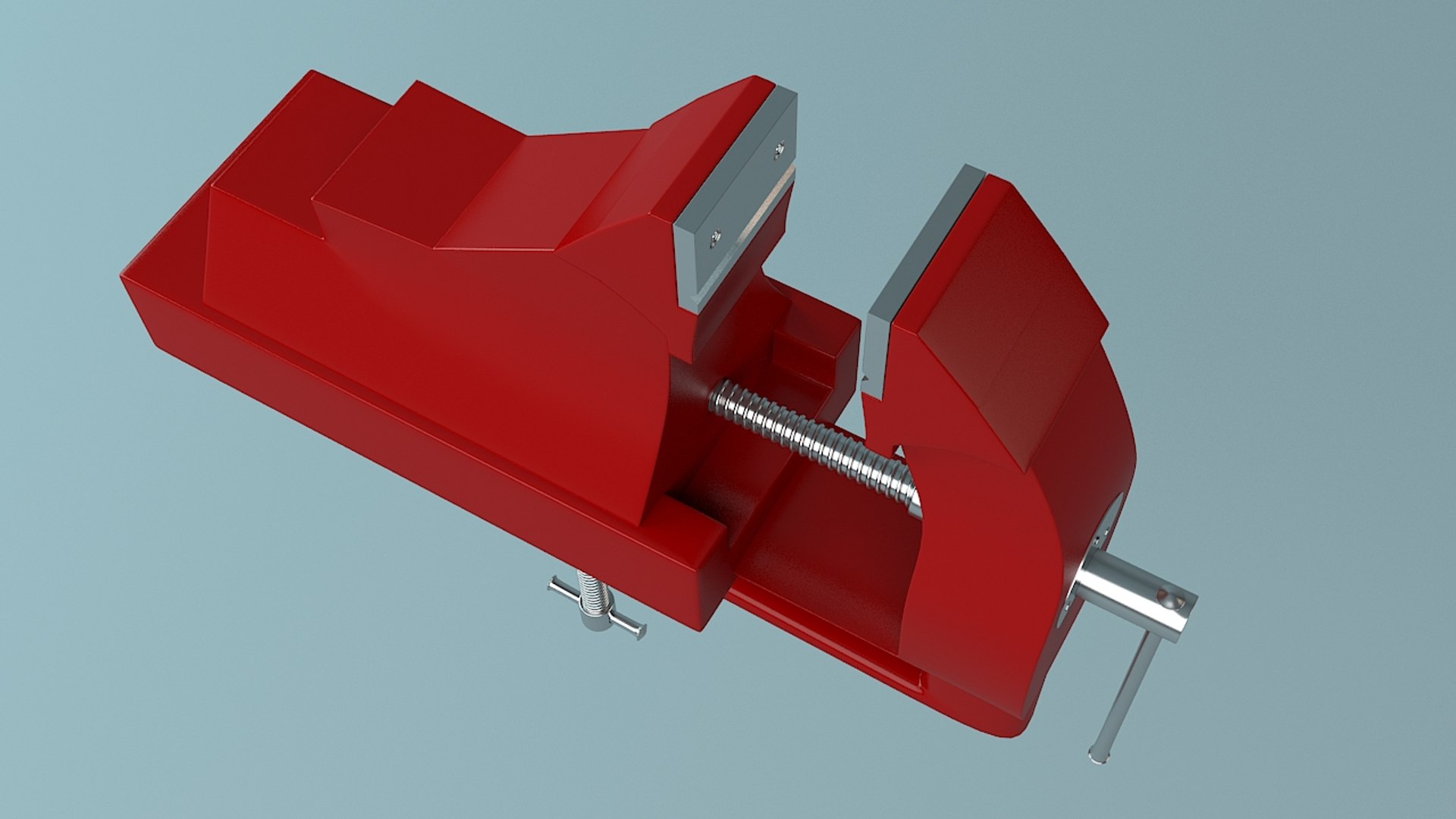 3d vise model