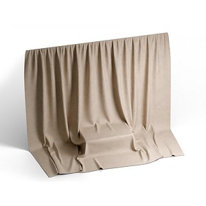 3D model Cloth Backdrop 06