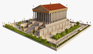 3D Temple of Jupiter v2