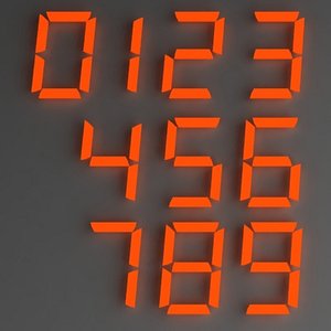 lightwave digital numbers
