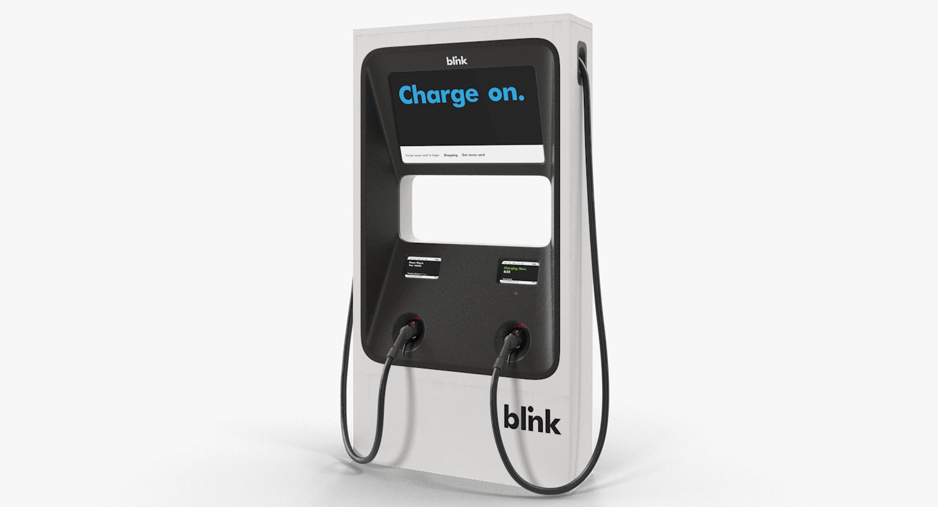 Electric Car DC Fast Charger Blink 3D model preview