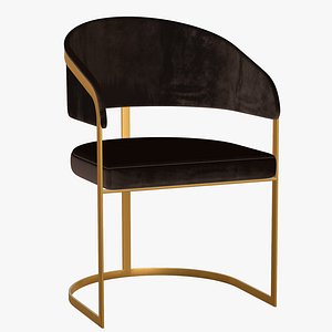 Dining Chair Gold Luxury