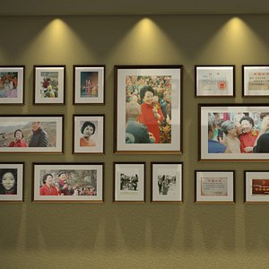 Photo gallery photo frame photo album wall