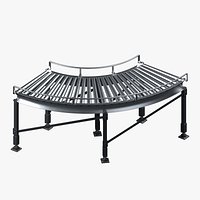 Curved Roller Conveyor