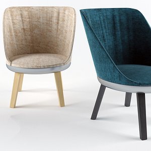3D romy chair freifrau sitzmbelmanufaktur model