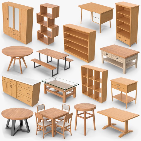 16 Furniture Models Collection 2 3D