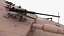 Israeli Tank Merkava 5 Beige Rigged for Cinema 4D 3D