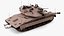 Israeli Tank Merkava 5 Beige Rigged for Cinema 4D 3D