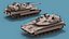 Israeli Tank Merkava 5 Beige Rigged for Cinema 4D 3D