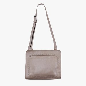 3D Beige Leather Shoulderbag Remastered