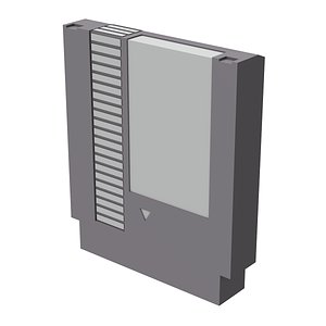 Game Cartridge Low Poly