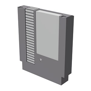 Game Cartridge Low Poly