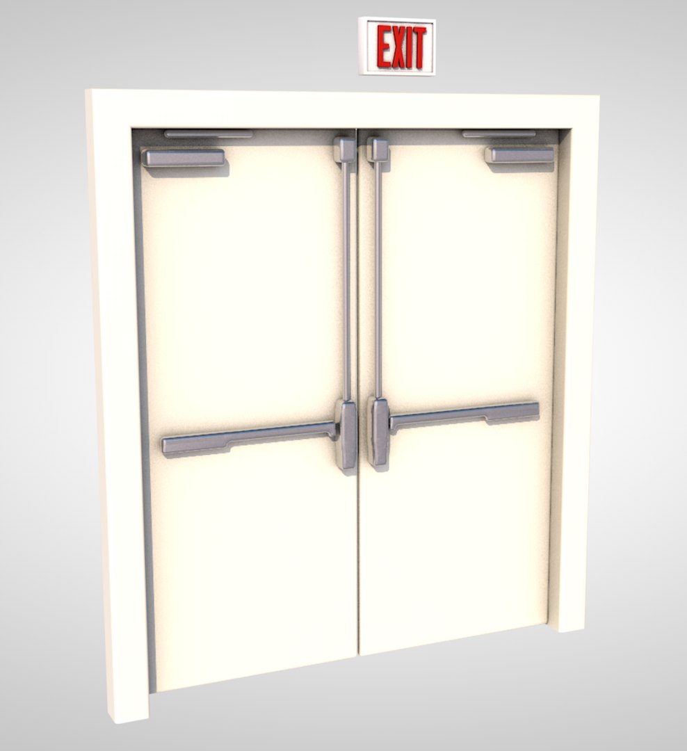 Door entrance exit 3D - TurboSquid 1386449